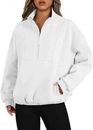 Chloe - Quarter Zip Sweater