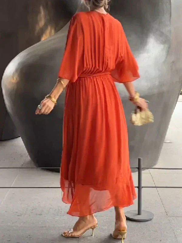 Aurora - Midi Dress with Wrap Design