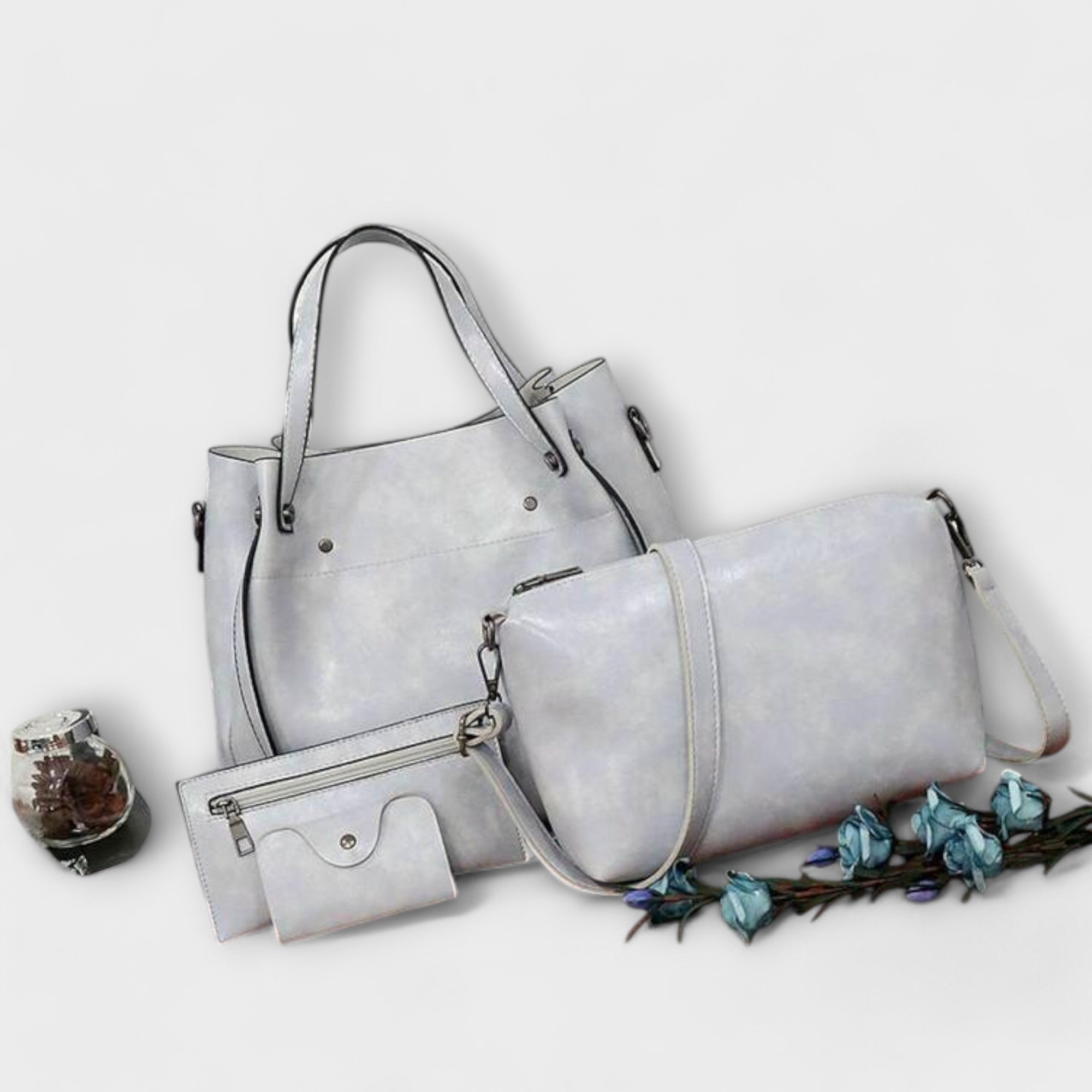 Donna - 4-Piece Vintage Bag Set