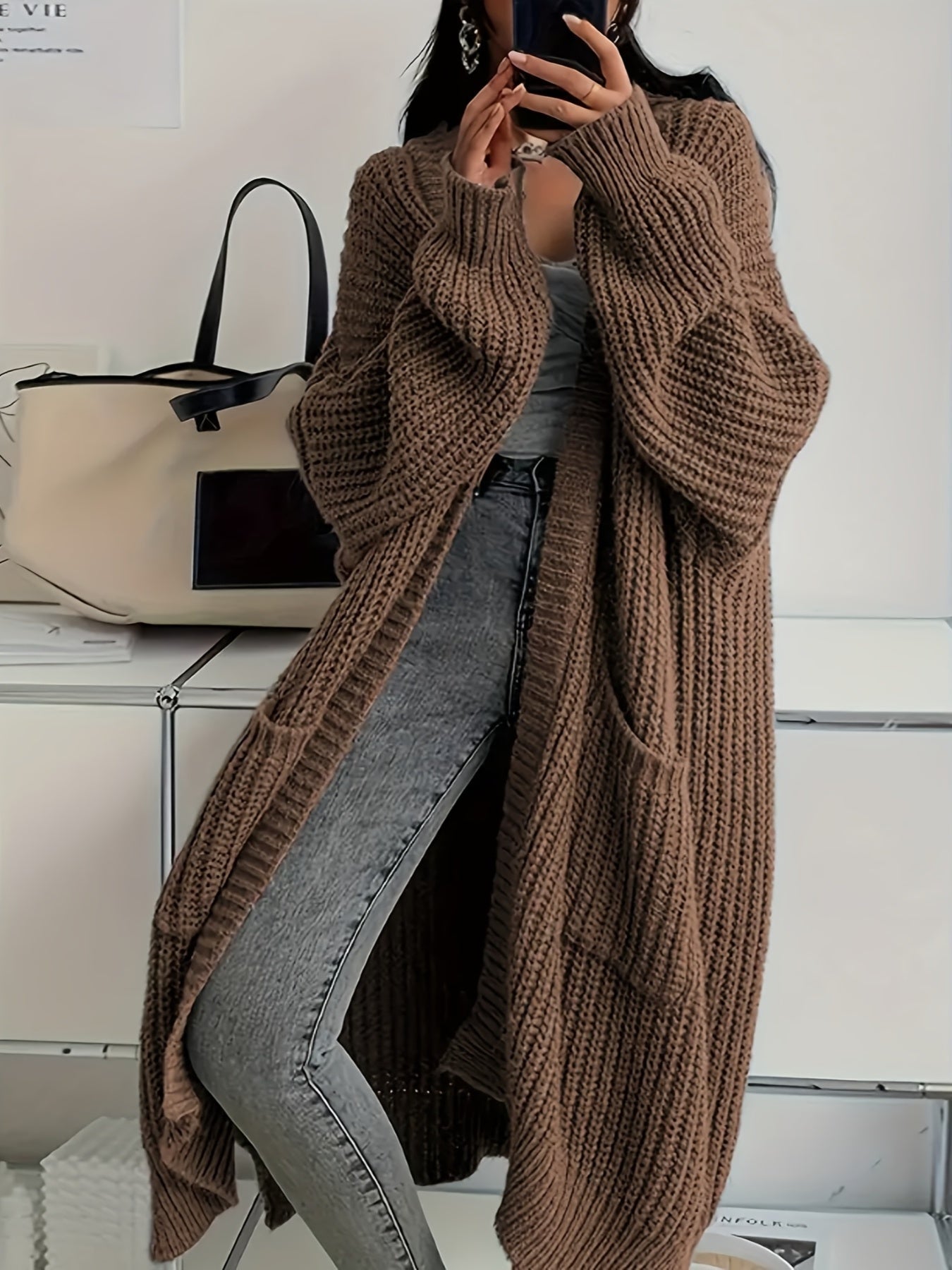Chloe – Warm Embrace Longline Cardigan