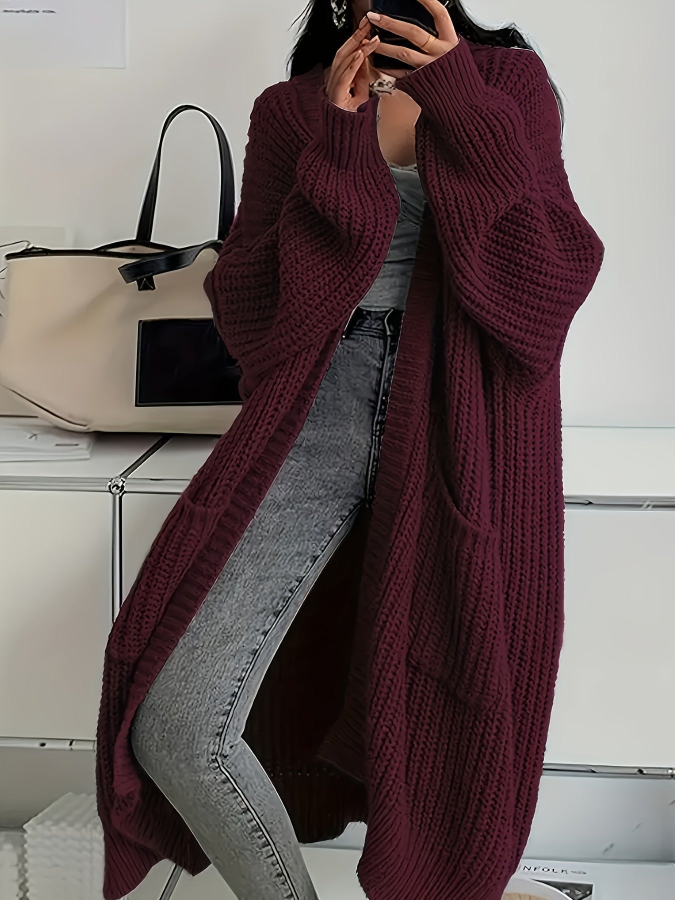 Chloe – Warm Embrace Longline Cardigan