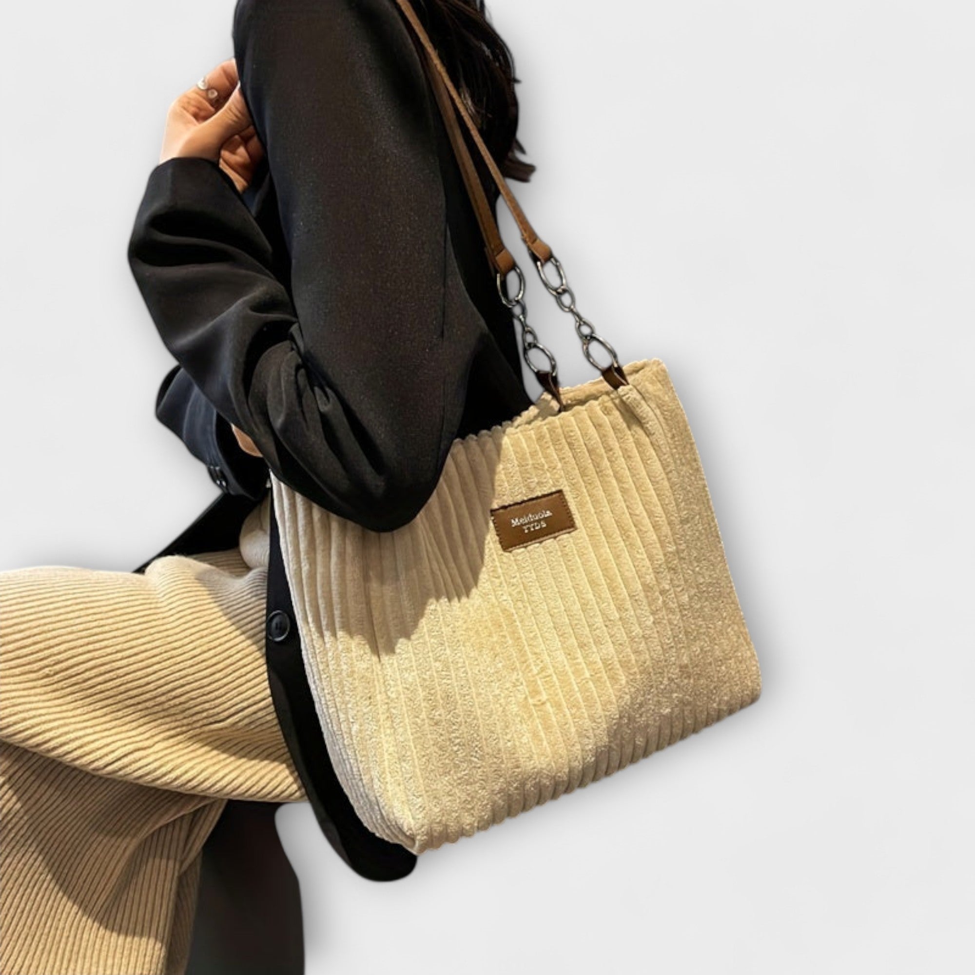 Claire - Soft Cord Shoulder Bag